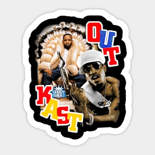 Back&Font Outkast Sticker